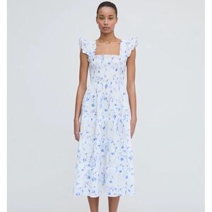 Hill House Ellie Nap Dress in Blue Botanical